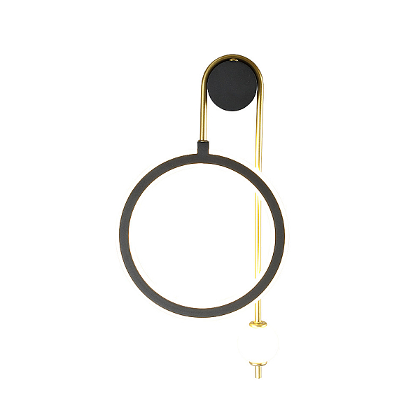 Бра Crystal Lux Corida AP25W Led Black/Gold