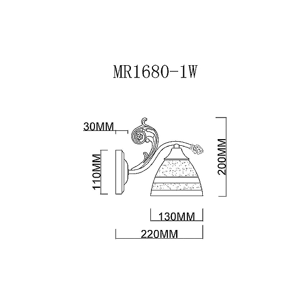 Бра MyFar Nile MR1680-1W