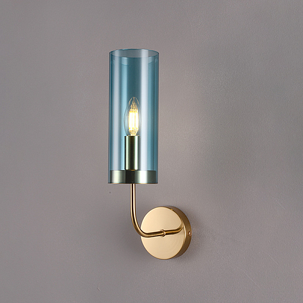 Бра ImperiumLoft Agne Blue Glass Tube 100322-22