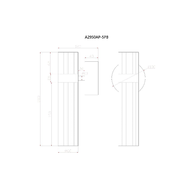 Бра Arte Lamp MISTY A2950AP-5PB