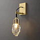 Бра DeLight Collection Wall lamp 8960-1W brass/clear
