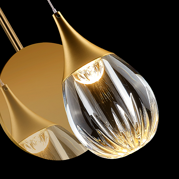 Бра Delight Collection Stilla MB24001004-1A gold/clear