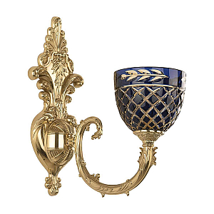 Бра Bohemia Ivele Crystal Florence 7109B15/1/210 G P1 U Amber-Blue/H-1J