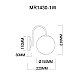 Бра MyFar Kate MR1430-1W