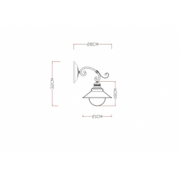 Бра Arte Lamp 7 A4577AP-1WG