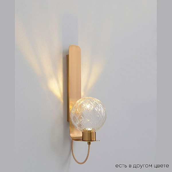 Бра Crystal Lux BELLA AP1 BRASS