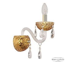 Бра Bohemia Ivele Crystal 5417B/1/165 G Amber/M-1F