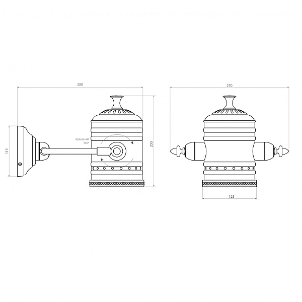 Бра Covali WL-30858