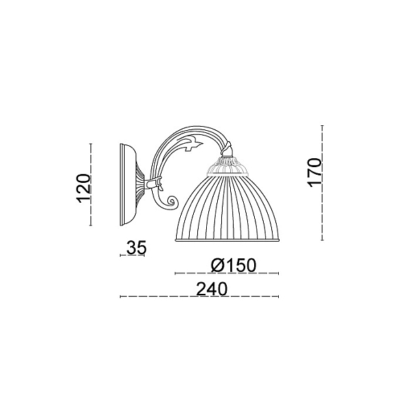 Бра Myfar Ines MR2710-1W