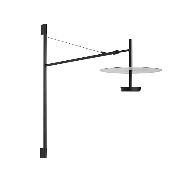 Бра Arlight SP-CAMPANA-WALL-L1450-9W Warm3000 (BK, 130 deg, 230V, TELESCOPIC) (IP20 Металл) 059596