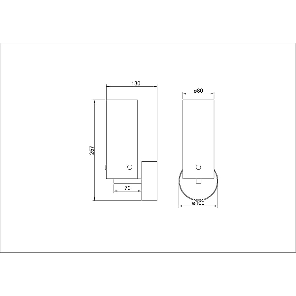 Бра Arte Lamp Lanterna A3606AP-8BK
