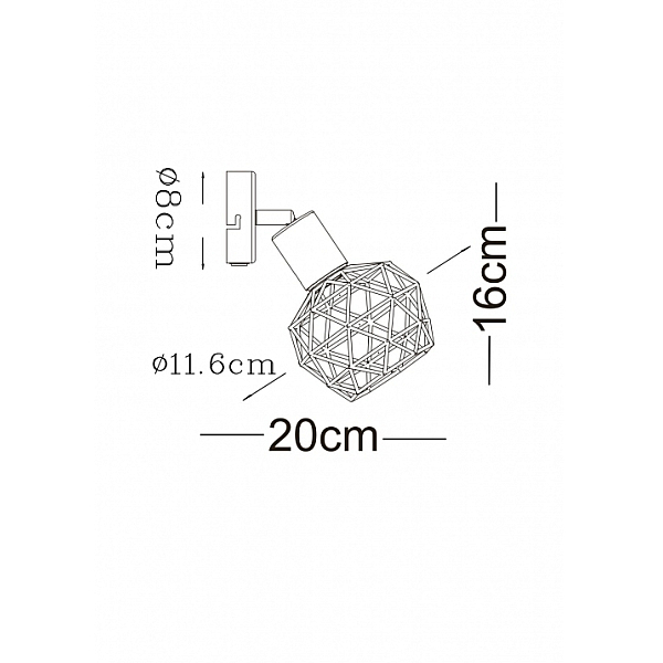 Спот Arte Lamp A6141AP-1WH