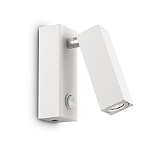 Светодиодный спот светильник Ideal Lux Page AP1 Square Bianco 142258