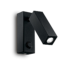 Светодиодный спот светильник Ideal Lux Page AP1 Square Nero 142241
