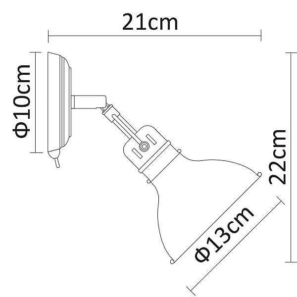 Спот Arte Lamp A1102AP-1AB