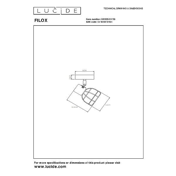 Спот Lucide Filox 00929/01/30