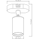 Спот Arte Lamp Aquarius A3226AP-1BK