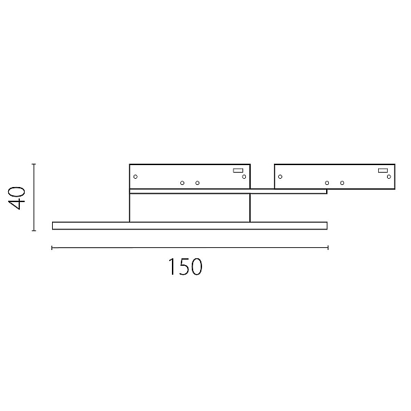 Светильник отраженного света 24V 5W 200° 3000K, черный Linea Lightstar 236137