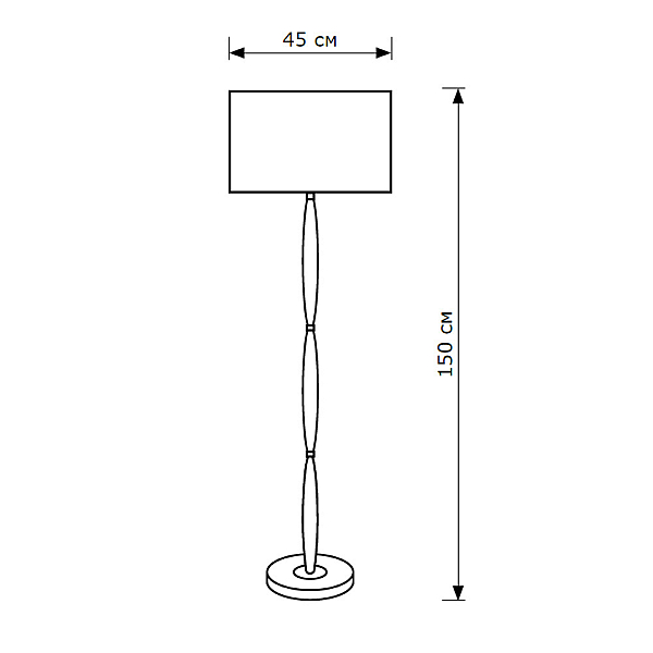 Торшер LightHall Brio LH052078