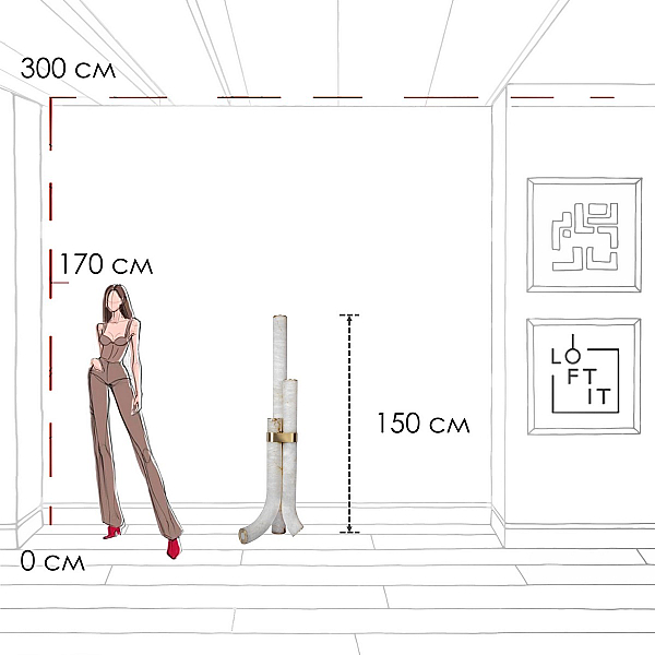 Торшер LOFT IT Sumatra 10412F