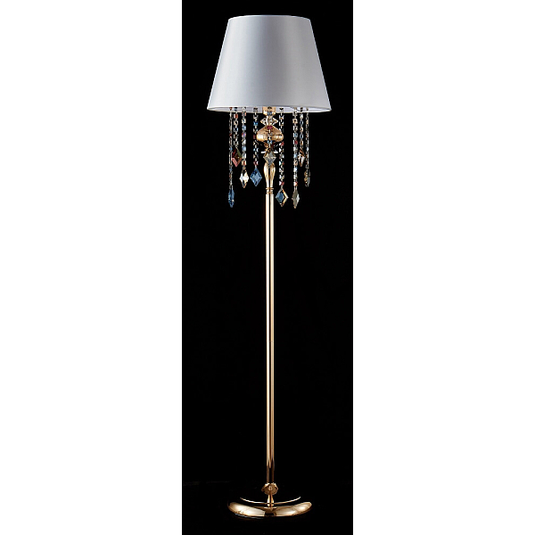Торшер Crystal Lux Mercedes PT1 Gold/Color
