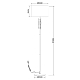 Торшер Arte Lamp Taygeta A4097PN-1CC