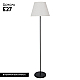 Торшер Arte Lamp Alea A5068PN-1BK