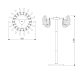 Торшер Bogates Farfalla 80510/1 a065737