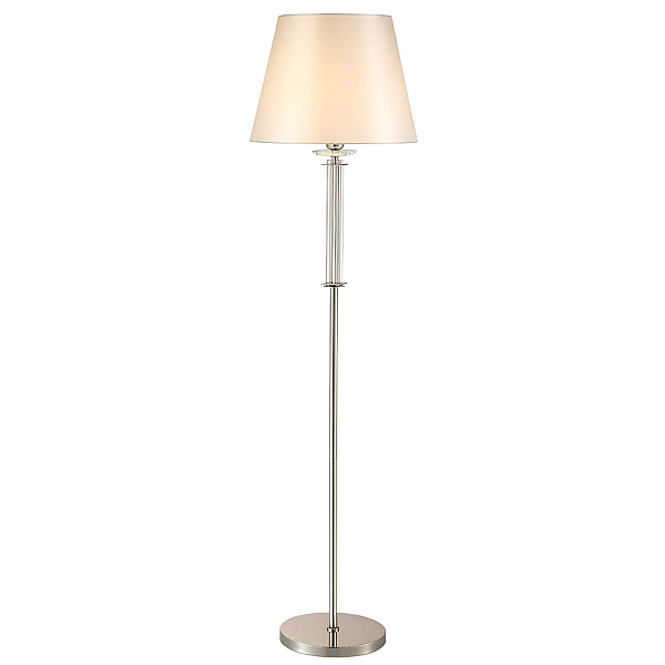 Торшер Crystal Lux Nicolas PT1 Nickel/White