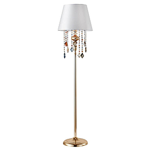 Торшер Crystal Lux Mercedes PT1 Gold/Color