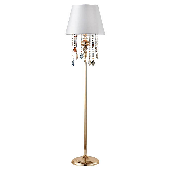 Торшер Crystal Lux Mercedes PT1 Gold/Color