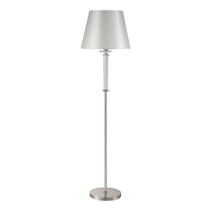 Торшер Crystal Lux Nicolas NICOLAS PT1 NICKEL/WHITE