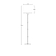 Торшер Arte Lamp Jamie A4090PN-1BK