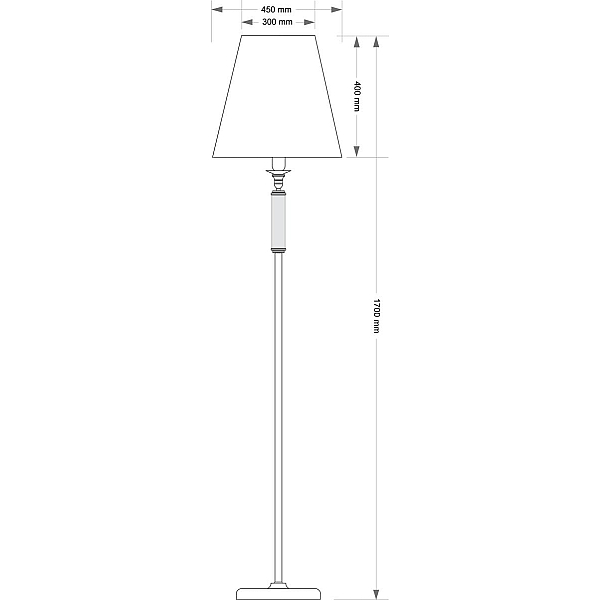 Торшер Kutek Napoli NAP-LS-1(N/A)