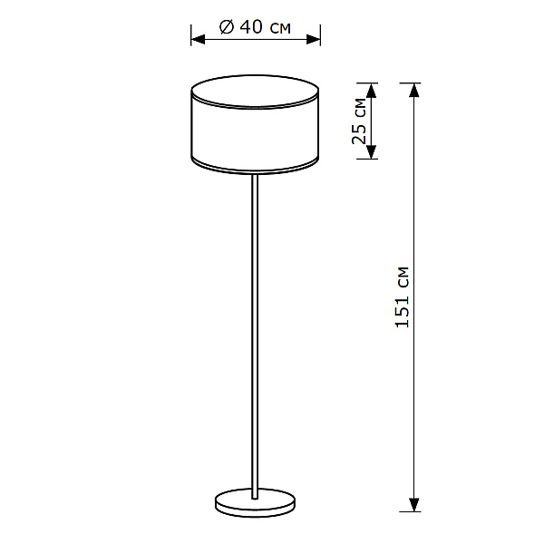 Торшер LightHall Blaze LH012124