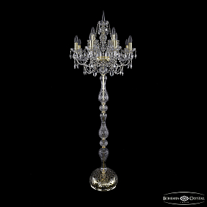 Торшер Bohemia Ivele Crystal 1411T1/8+4/195-170 G