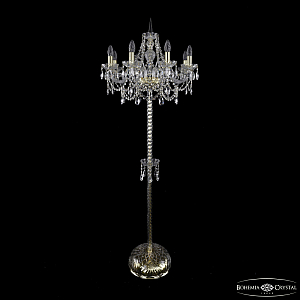 Торшер Bohemia Ivele Crystal 1411T2/8/195-165 G