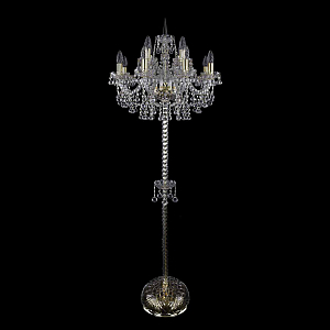 Торшер Bohemia Ivele Crystal 1409T2/8+4/195-165 G