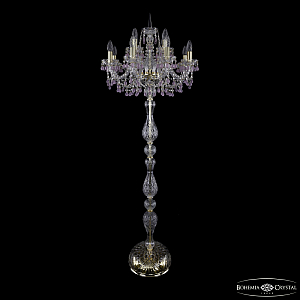 Торшер Bohemia Ivele Crystal 1410T1/8+4/195-165 G V7010