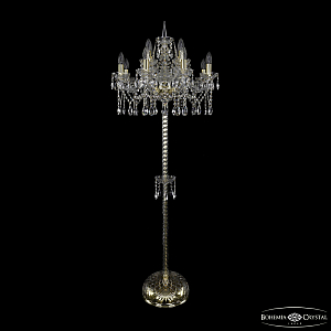 Торшер Bohemia Ivele Crystal 1413T2/8+4/200-165 G