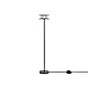 Торшер Freya Modern Tower FR5537FL-L7B