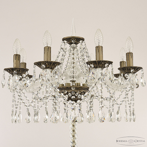 Торшер Bohemia Ivele Crystal AL16313T9/8/200-160 SGB