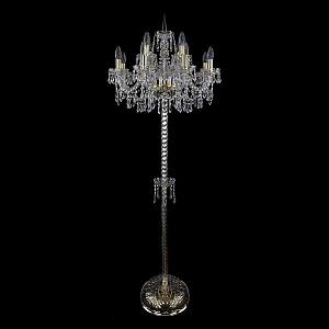 Торшер Bohemia Ivele Crystal 1403T2/8+4/195-165 G