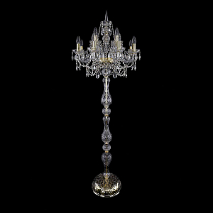 Торшер Bohemia Ivele Crystal 1411T1/8+4/195-170 G