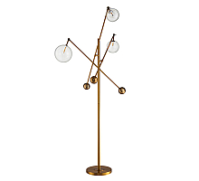 Торшер DeLight Collection Globe Mobile KG0965F-3 brass