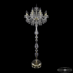 Торшер Bohemia Ivele Crystal 1409T1/8+4/195-165 G