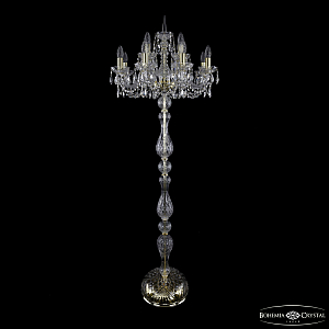 Торшер Bohemia Ivele Crystal 1402T1/8+4/195-165 G