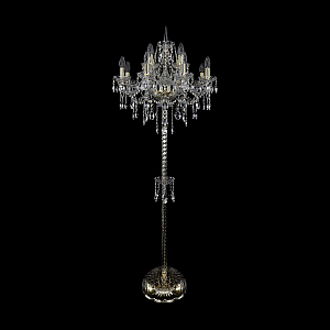 Торшер Bohemia Ivele Crystal 1415T2/8+4/200-165 G