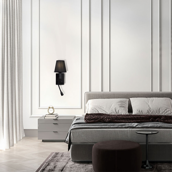 Бра LED4U L2235-420 BK Бра LED4U L2235-420 BK