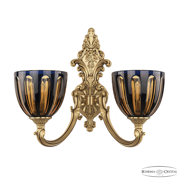 Бра Bohemia Ivele 7209B15/2/175 FP P1 U Amber-Blue/H-1H